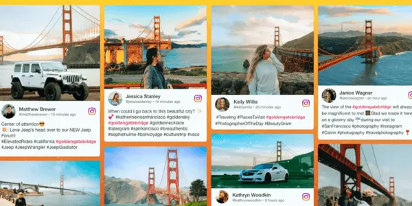 using Instagram Hashtag